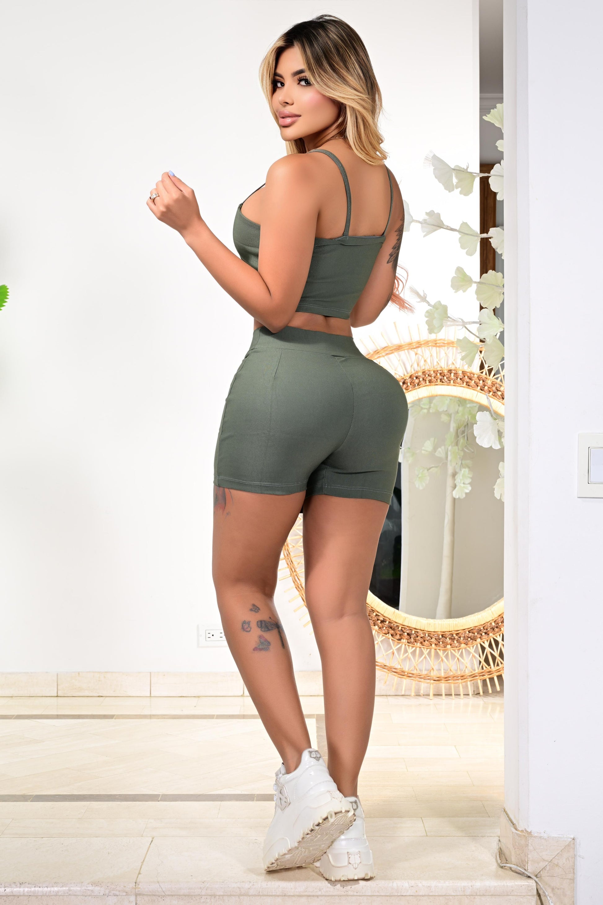 SET SKORT - OLIVA