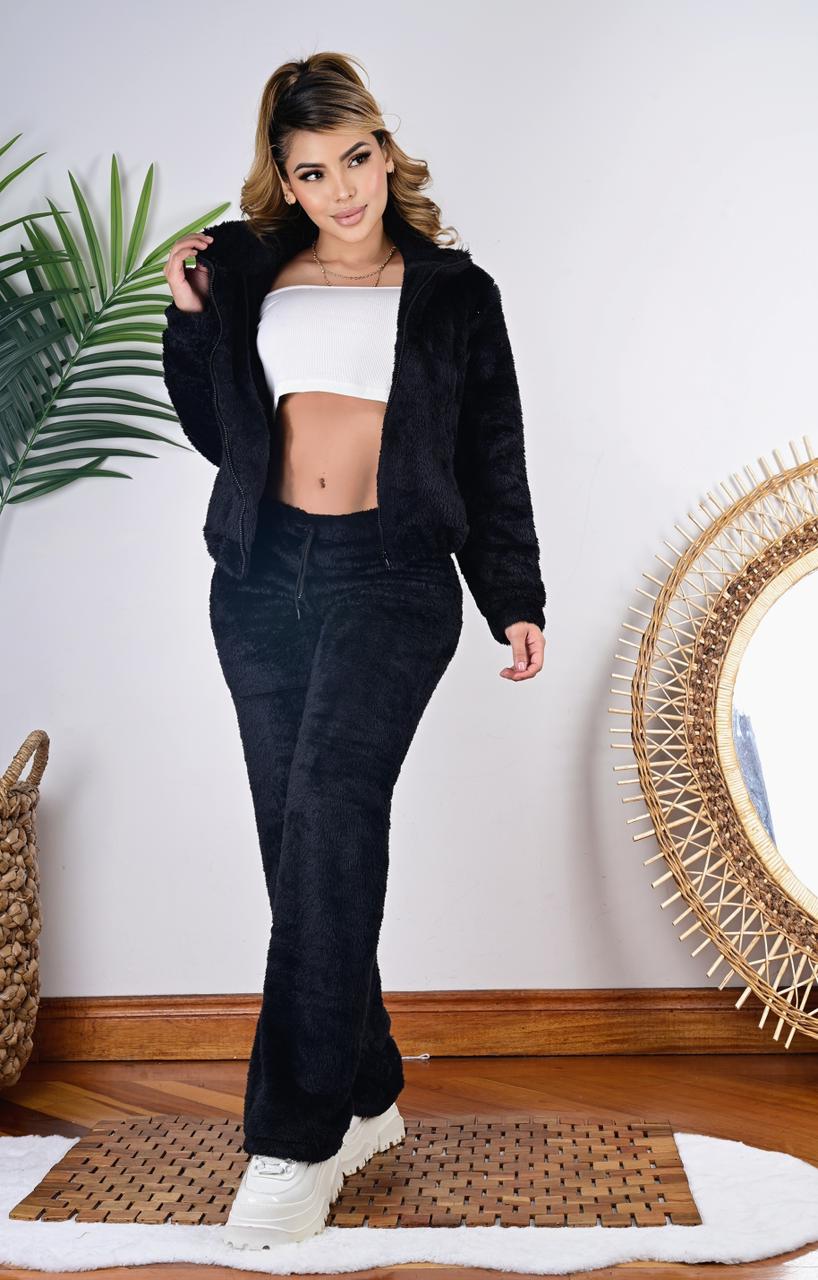 CONJUNTO CHAQUETA TEDDY